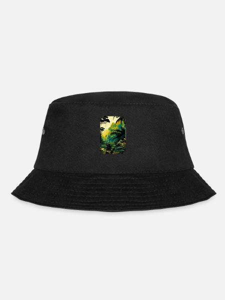 Majesté de la jungle tropicale : forêt tropicale vibrante - Bob - noir