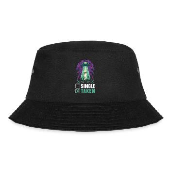 Alien Lover Außerirdisches Wesen Ufo - Bucket Hat - Schwarz - Vorne - Lela (165cm)