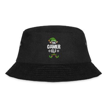 Group Matching Family Christmas Gift Elf - Bucket Hat - black - Front - Lela (165cm)