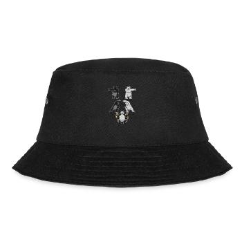 Panda Brown Bear Bear Strong Power Fusion I Gift - Bucket Hat - black - Front - Lela (165cm)