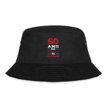 Anniversaire 60 ans humour - Bob - noir - Devant - Lela (165cm)