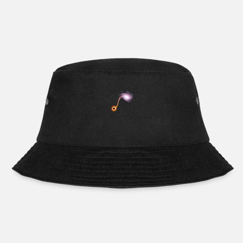 Schwarzes Loch Milchstraße Galaxy Universum - Bucket Hat - Schwarz