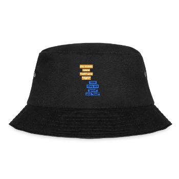 Spruch Witzig Alt Geschenk Funny - Bucket Hat - Schwarz - Vorne - Lela (165cm)