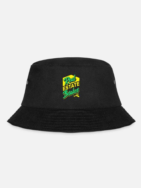 Immobilienmakler Immobilienmakler Immobilienmakler - Bucket Hat - Schwarz