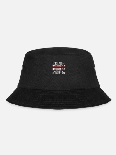 Ich bin Mathelehrer ich kann rechnen - Bucket Hat - Schwarz