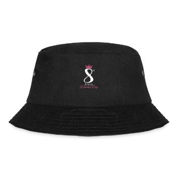 Happy International Women's Day on 8. - Bucket Hat - black - Front - Lela (165cm)