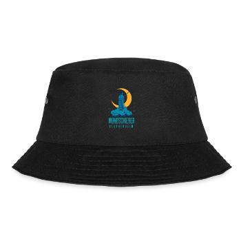Südharz Merch - Mondschieber Blankenheim - Bucket Hat - Schwarz - Vorne - Lela (165cm)