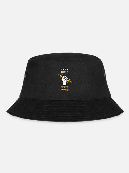 Can I Get A Watt Elektriker Geschenk - Bucket Hat - Schwarz