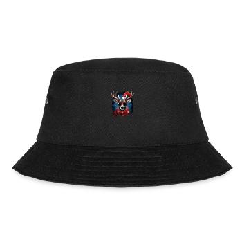 Funny reindeer for Christmas - Bucket Hat - black - Front - Lela (165cm)