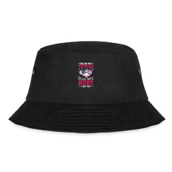 Meile Entfernt Hubschrauber Pilot Vietnam Veteran - Bucket Hat - Schwarz - Vorne - Lela (165cm)