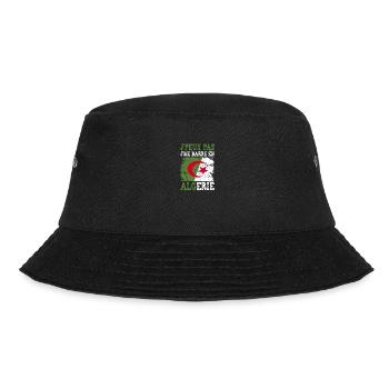I can't get stuck in Algeria - Bucket Hat - black - Front - Lela (165cm)