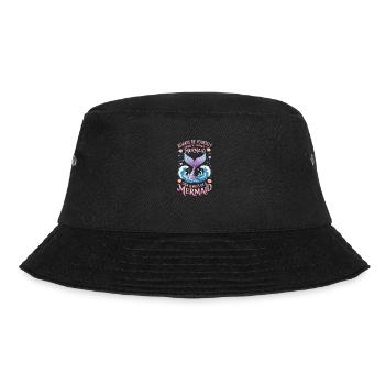 Meerjungfrau Sei immer du selbst Mädchen - Bucket Hat - Schwarz - Vorne - Lela (165cm)