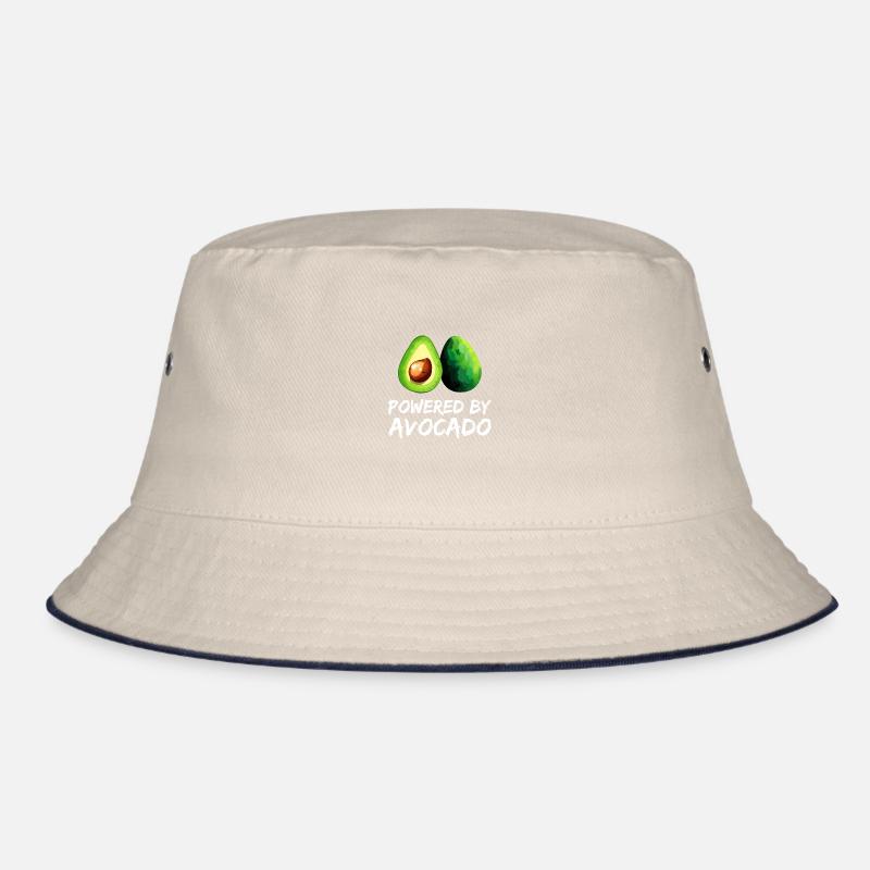 Powered by avocado Bucket Hat