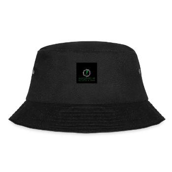 Hustle grün black - Bucket Hat - Schwarz - Vorne - Lela (165cm)
