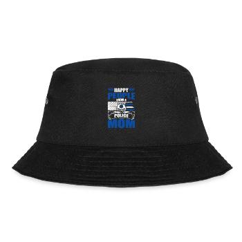 Polizei Polizist Polizeibeamte - Bucket Hat - Schwarz - Vorne - Lela (165cm)