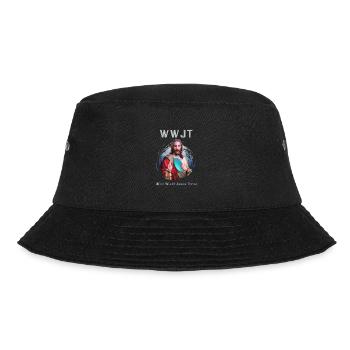 Lustiges Disc Golf Frisbee Jesus Geschenk - Bucket Hat - Schwarz - Vorne - Lela (165cm)