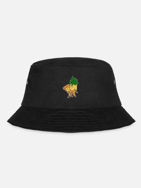 Ananas Pizza Hawaii - Bucket Hat - Schwarz