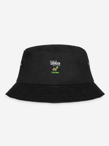 Aquarium Mädchen Tier Geschenk Schildkröte - Bucket Hat - Schwarz