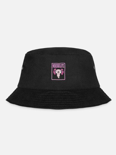Nerdxolotl - Bucket Hat - Schwarz