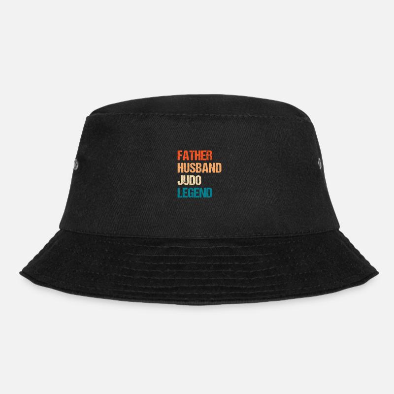 Father Husband Judo Legend - Bucket Hat - black
