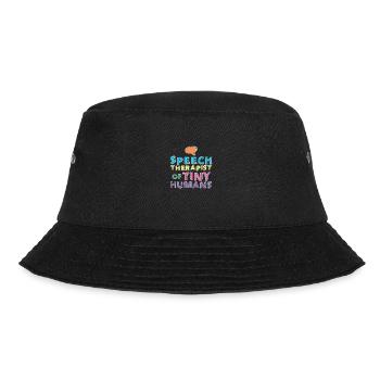 Logopäde Sprachtherapie Sprachtherapeut - Bucket Hat - Schwarz - Vorne - Lela (165cm)