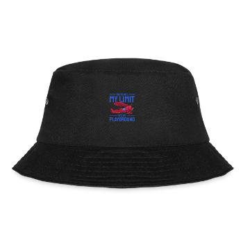 Airplane The Sky Is Not My Limit Pilot - Bucket Hat - black - Front - Lela (165cm)