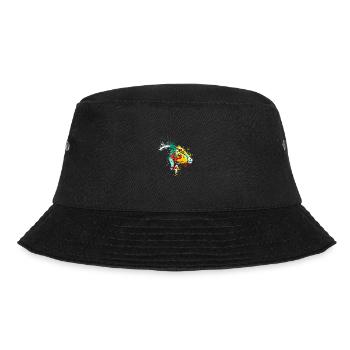 Splash art Dinosaur Parasaurolophus head - Bucket Hat - black - Front - Lela (165cm)