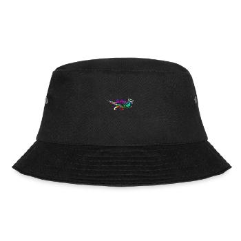 Splash art Dinosaur velociraptor - Bucket Hat - black - Front - Lela (165cm)
