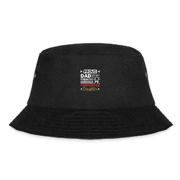 Proud dad of an awesome firefighter daughter - Bucket Hat - black - Front - Lela (165cm)