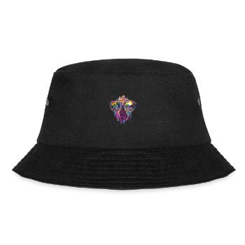 See With Love Vibrant Equality Design - Bucket Hat - Schwarz - Vorne - Lela (165cm)