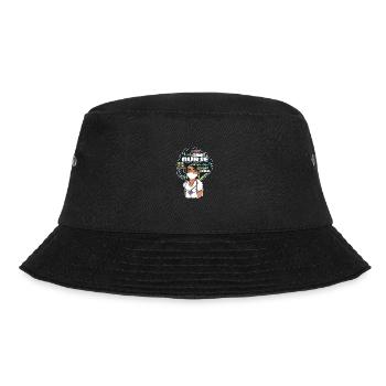 Black Nurse Pride African American Roots Afro - Bucket Hat - Schwarz - Vorne - Lela (165cm)
