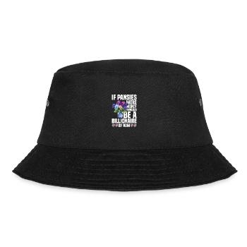 Pansy Seeds Pansies for Outdoors Pansy Flower - Bucket Hat - black - Front - Lela (165cm)