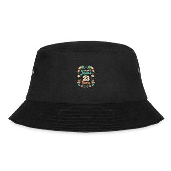 Loved By Jesus For 23 Years 23rd Birthday - Bucket Hat - black - Front - Lela (165cm)