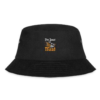I'm just here for the mead - Bucket Hat - Schwarz - Vorne - Lela (165cm)