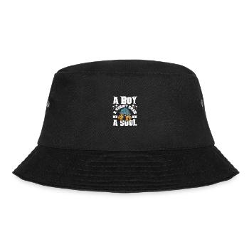 A boy a hermit crab a soul - Bucket Hat - Schwarz - Vorne - Lela (165cm)
