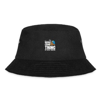 It's a hermit crab thing you wouldn't understand - Bucket Hat - Schwarz - Vorne - Lela (165cm)