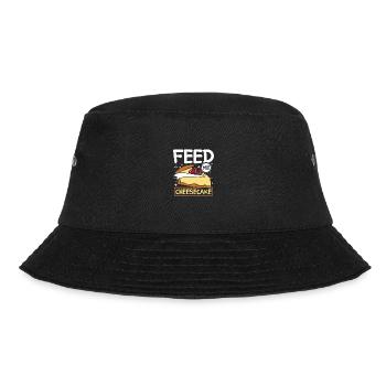 Feed me Cheesecake - Bucket Hat - black - Front - Lela (165cm)