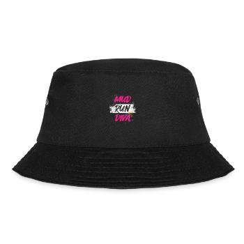 Mud Run Diva Schlammlauf Muddy Race - Bucket Hat - black - Front - Lela (165cm)