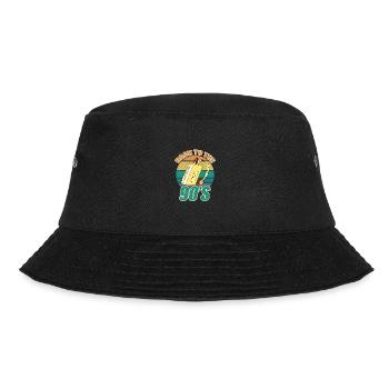 Walkman cassette tape 90s - gift - Bucket Hat - black - Front - Lela (165cm)
