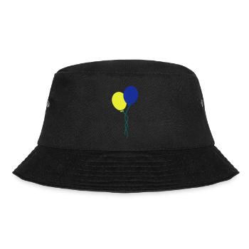 luftballons - Bucket Hat - Schwarz - Vorne - Lela (165cm)