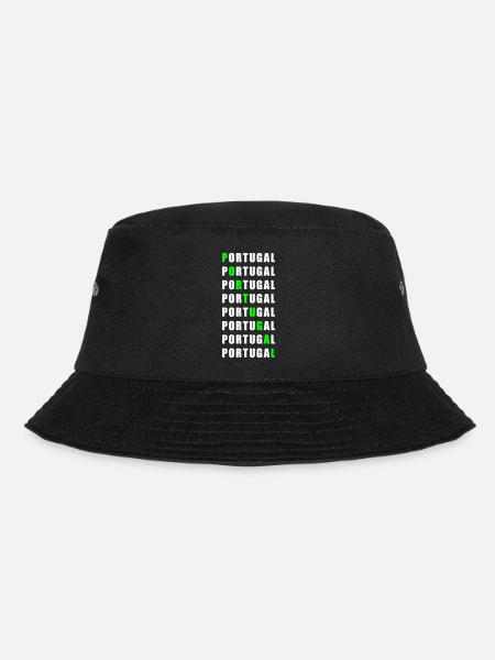 Portugal - Bucket Hat - Schwarz
