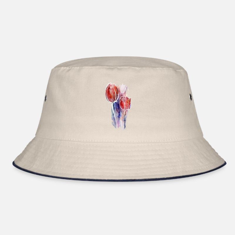 tulpen kunst Bucket Hat
