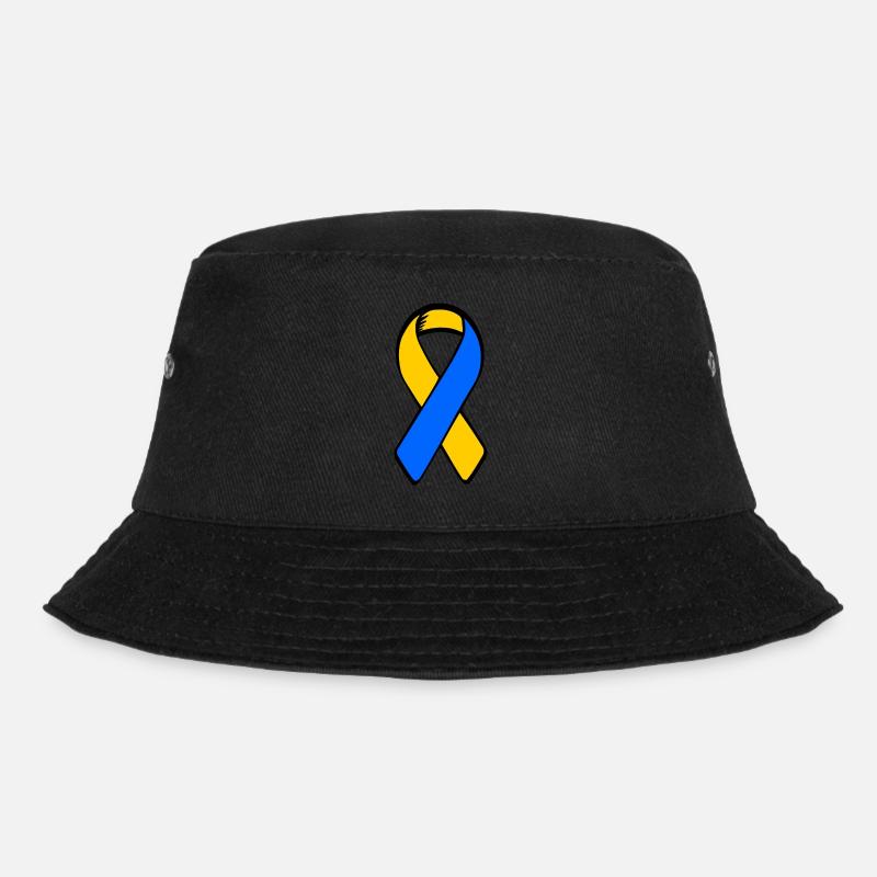 solidarity with ukraine schleife - Bucket Hat - Schwarz