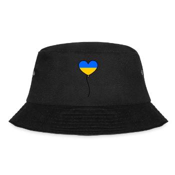 Ukraine - Bucket Hat - Schwarz - Vorne - Lela (165cm)