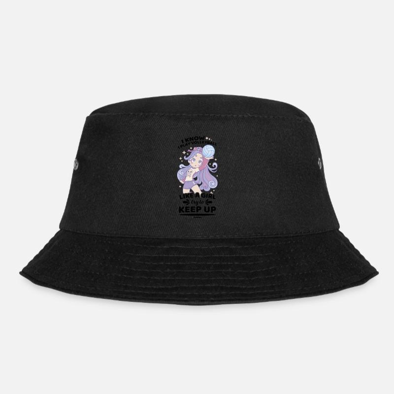 Volleyball - Bucket Hat - Schwarz
