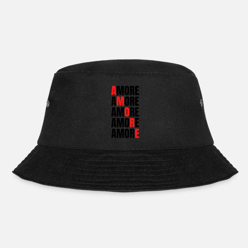 Amore - Bucket Hat - Schwarz