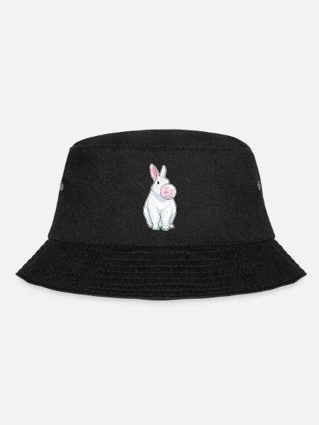 Hase Kaugummi - Bucket Hat - Schwarz