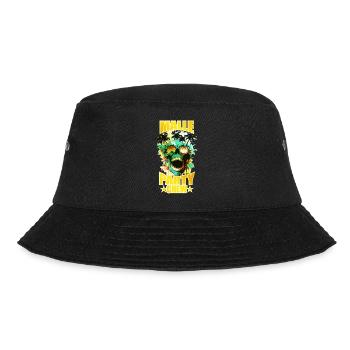 Malle Party Crew Totenkopf Mallorca - Bucket Hat - Schwarz - Vorne - Lela (165cm)
