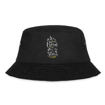 Starry Sky Shooting Star Dream Moon - Bucket Hat - black - Front - Lela (165cm)