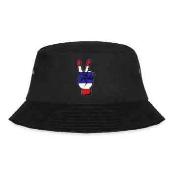 Thailand Flagge Frieden Victory Symbol - Bucket Hat - Schwarz - Vorne - Lela (165cm)